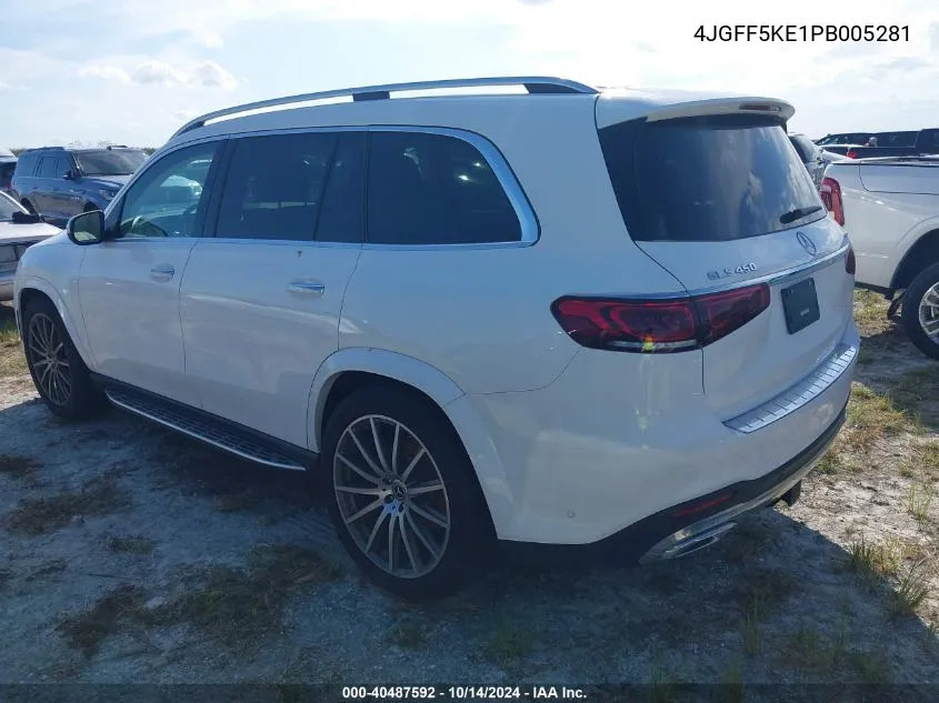 2023 Mercedes-Benz Gls 450 4Matic VIN: 4JGFF5KE1PB005281 Lot: 40487592