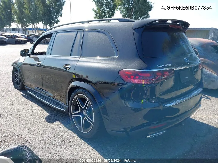 2024 Mercedes-Benz Gls 450 4Matic VIN: 4JGFF5KE6RB077354 Lot: 40022326