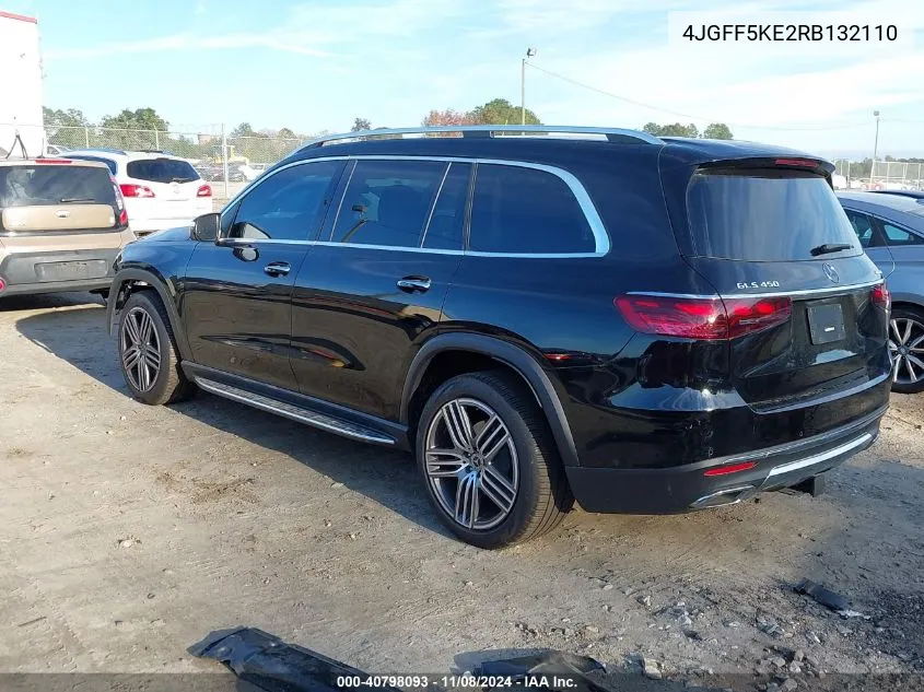 2024 Mercedes-Benz Gls 450 4Matic VIN: 4JGFF5KE2RB132110 Lot: 40798093