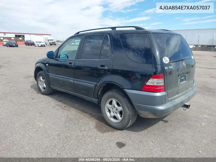 1999 Mercedes-Benz Ml 320 VIN: 4JGAB54E7XA057037 Lot: 40395266