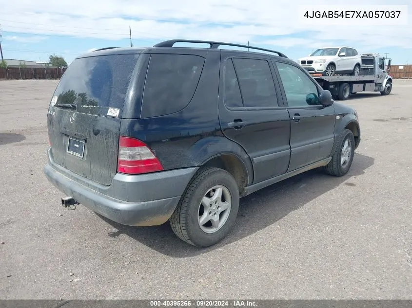 1999 Mercedes-Benz Ml 320 VIN: 4JGAB54E7XA057037 Lot: 40395266