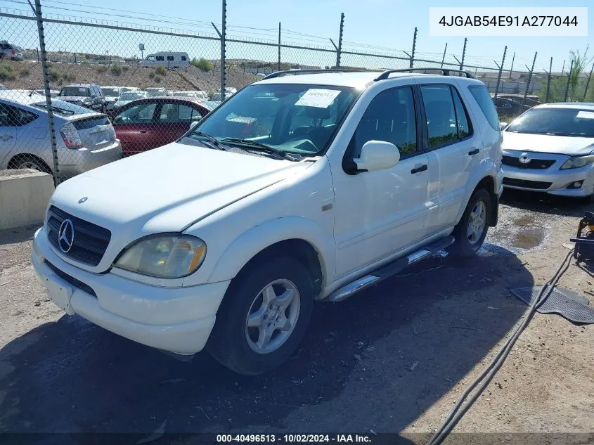 2001 Mercedes-Benz Ml 320 VIN: 4JGAB54E91A277044 Lot: 40496513