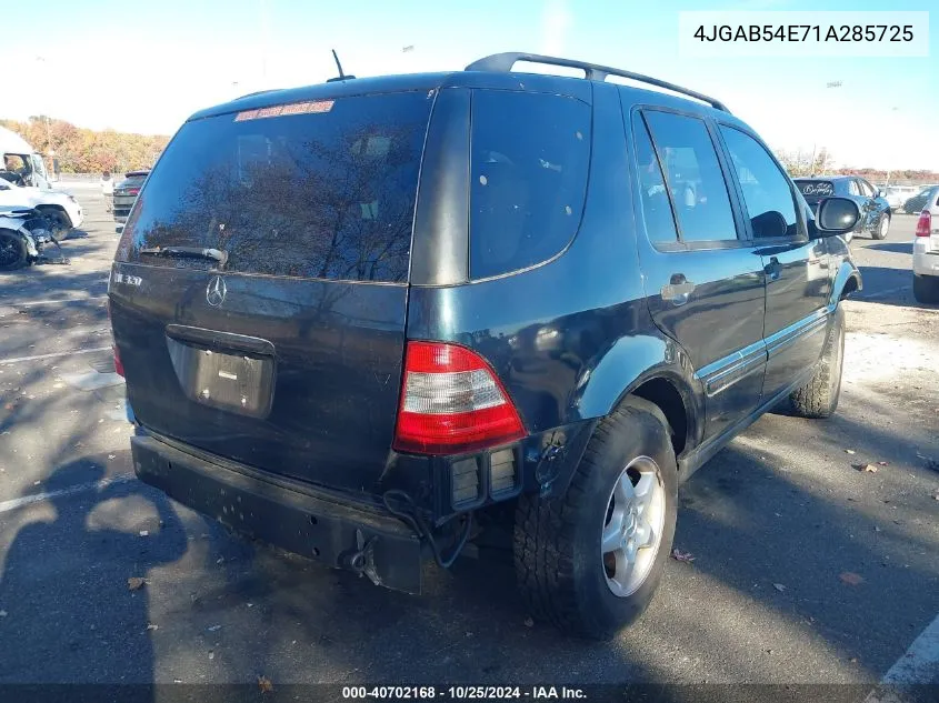 2001 Mercedes-Benz Ml 320 VIN: 4JGAB54E71A285725 Lot: 40702168