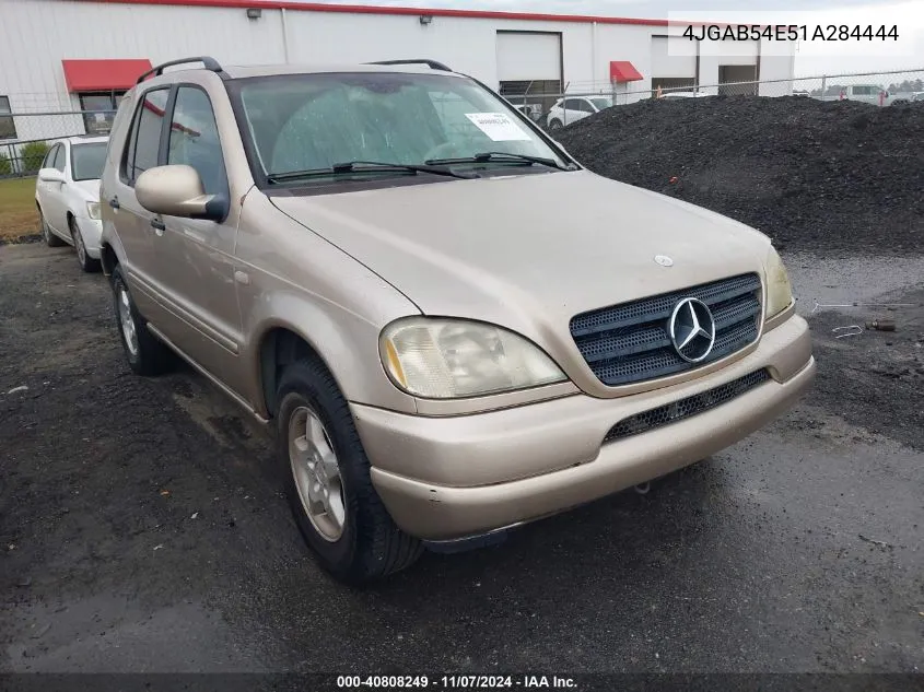 2001 Mercedes-Benz Ml 320 VIN: 4JGAB54E51A284444 Lot: 40808249