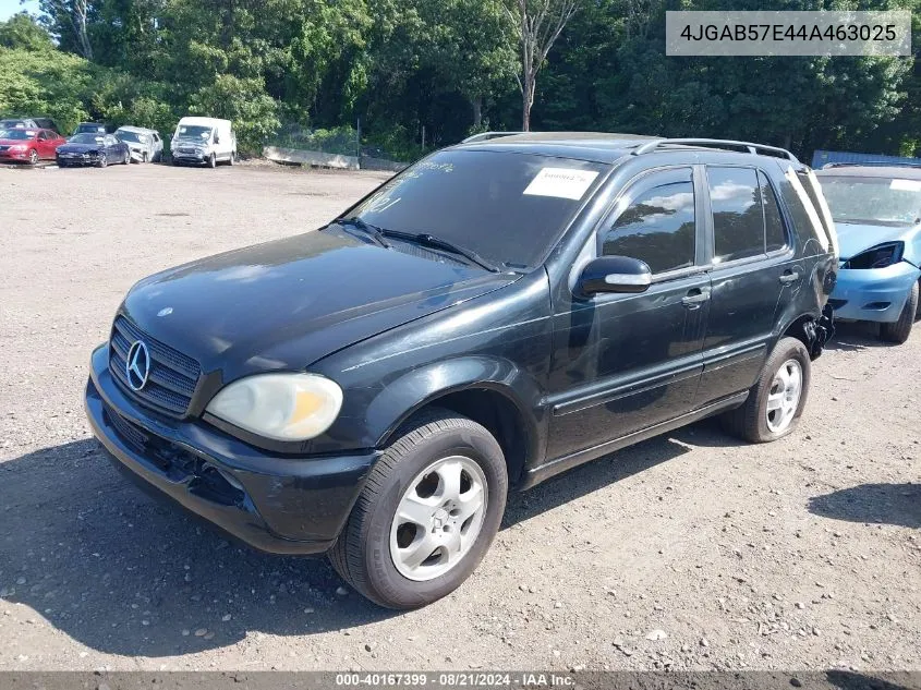 2004 Mercedes-Benz Ml 350 4Matic VIN: 4JGAB57E44A463025 Lot: 40167399