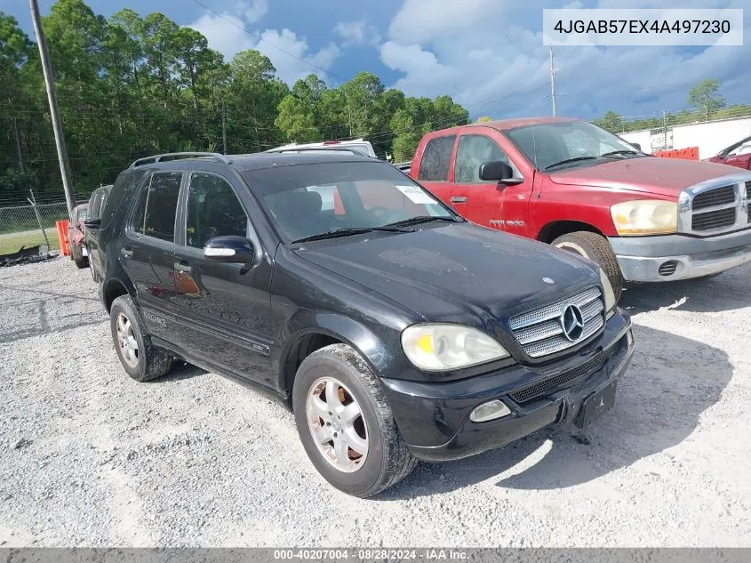 2004 Mercedes-Benz Ml 350 4Matic VIN: 4JGAB57EX4A497230 Lot: 40207004