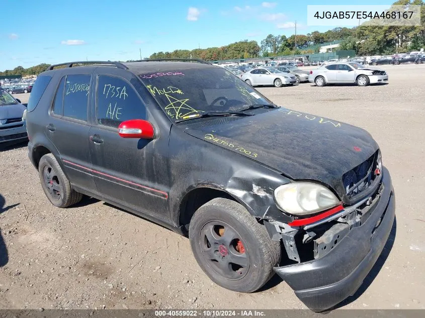 2004 Mercedes-Benz Ml 350 4Matic VIN: 4JGAB57E54A468167 Lot: 40559022