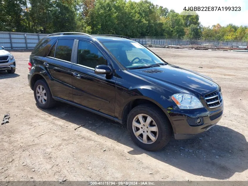 2007 Mercedes-Benz Ml 320 Cdi 4Matic VIN: 4JGBB22E87A199323 Lot: 40375794