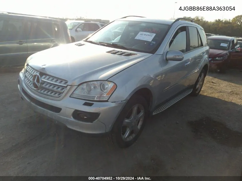 4JGBB86E88A363054 2008 Mercedes-Benz Ml 350