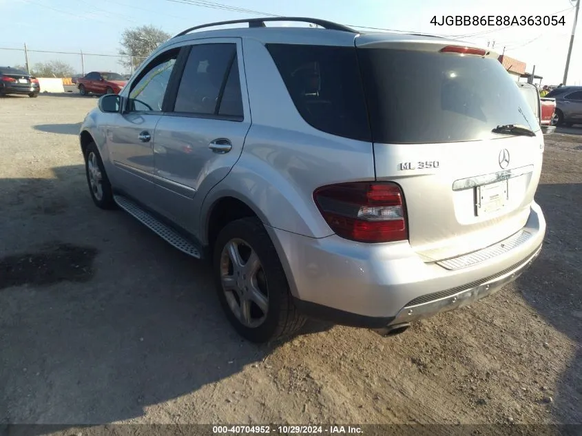 4JGBB86E88A363054 2008 Mercedes-Benz Ml 350