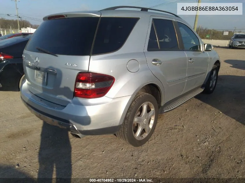 4JGBB86E88A363054 2008 Mercedes-Benz Ml 350