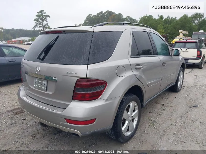 4JGBB86E49A456896 2009 Mercedes-Benz Ml 350