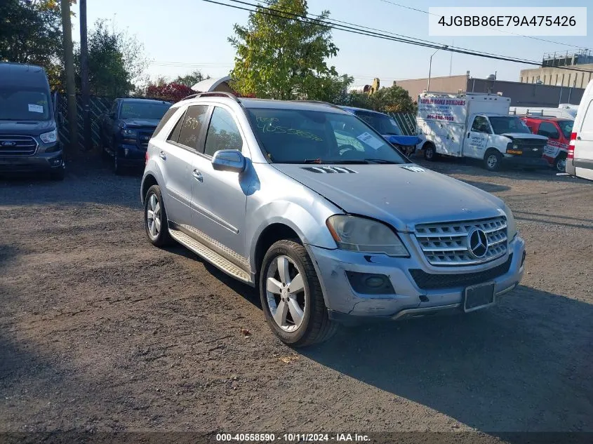 4JGBB86E79A475426 2009 Mercedes-Benz Ml 350