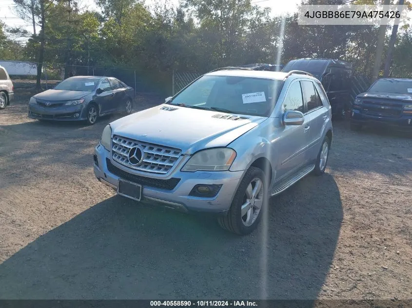 4JGBB86E79A475426 2009 Mercedes-Benz Ml 350