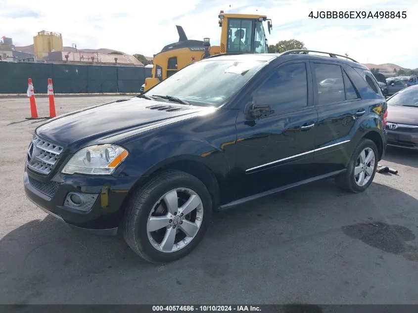 2009 Mercedes-Benz Ml 350 4Matic VIN: 4JGBB86EX9A498845 Lot: 40574686