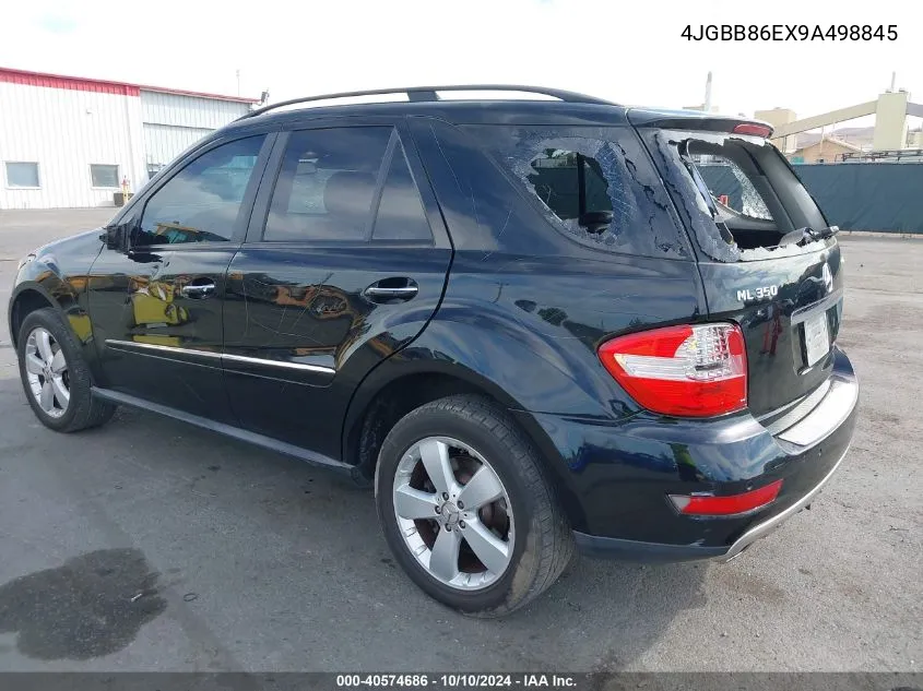 2009 Mercedes-Benz Ml 350 4Matic VIN: 4JGBB86EX9A498845 Lot: 40574686