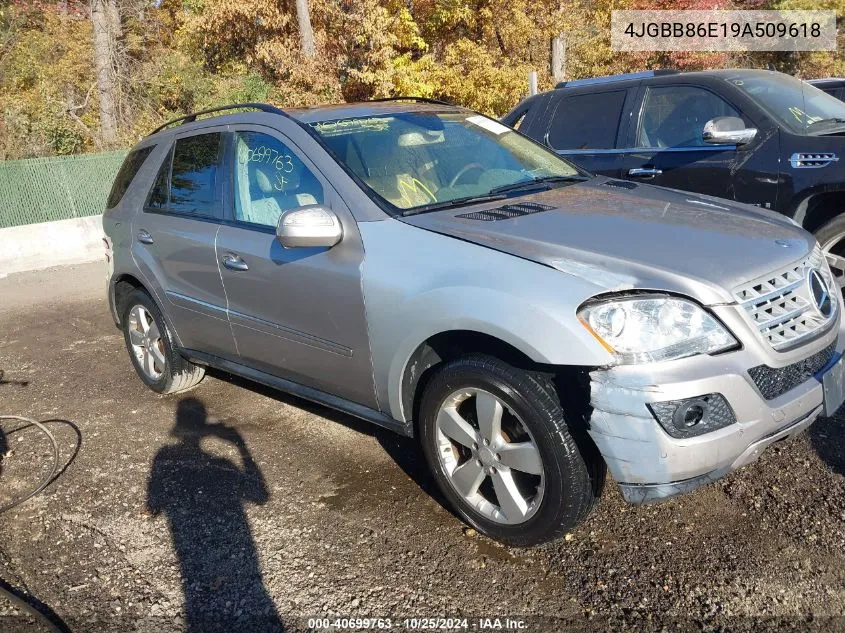 2009 Mercedes-Benz Ml 350 4Matic VIN: 4JGBB86E19A509618 Lot: 40699763