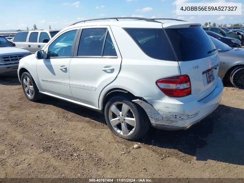 2009 Mercedes-Benz Ml 350 VIN: 4JGBB56E59A527327 Lot: 40767404