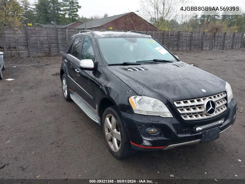 2010 Mercedes-Benz Ml 350 4Matic VIN: 4JGBB8GB9AA569395 Lot: 39321355