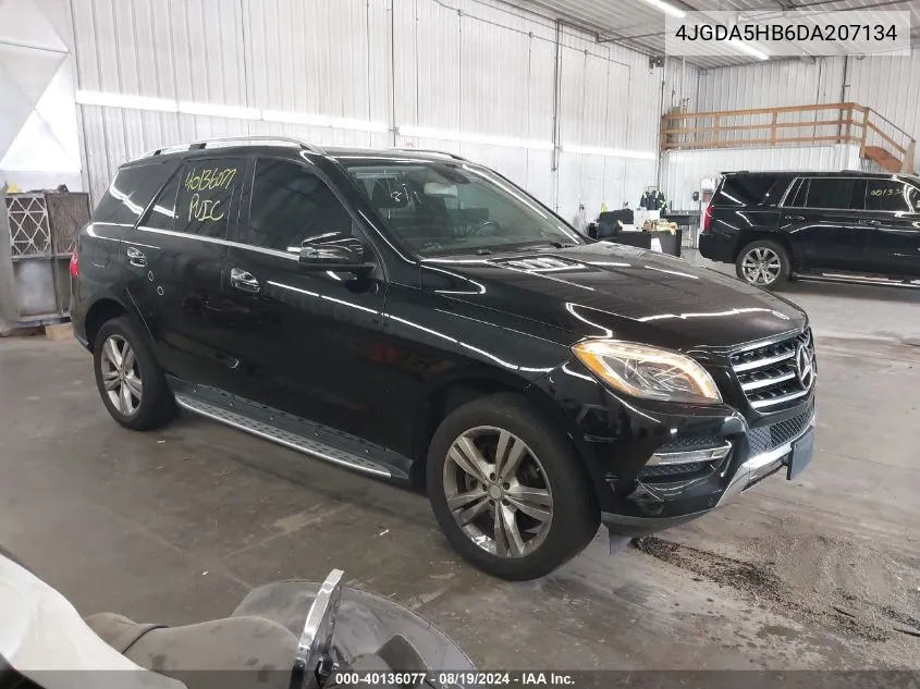 2013 Mercedes-Benz Ml 350 4Matic VIN: 4JGDA5HB6DA207134 Lot: 40136077