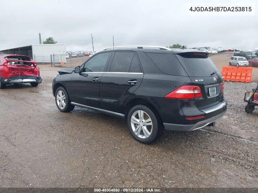 2013 Mercedes-Benz Ml 350 4Matic VIN: 4JGDA5HB7DA253815 Lot: 40304850