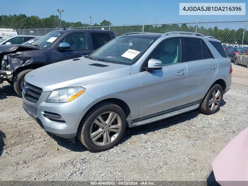 2013 Mercedes-Benz M-Class 350 VIN: 4JGDA5JB1DA216396 Lot: 40405852