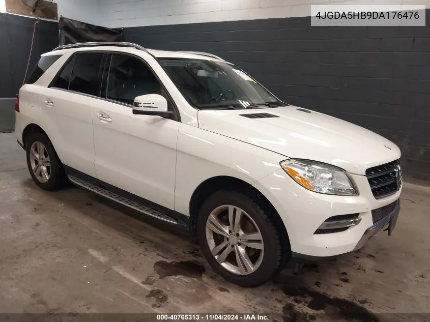 2013 Mercedes-Benz Ml 350 4Matic VIN: 4JGDA5HB9DA176476 Lot: 40765313