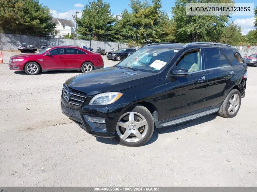 2014 Mercedes-Benz Ml 550 4Matic VIN: 4JGDA7DB4EA323659 Lot: 40552596