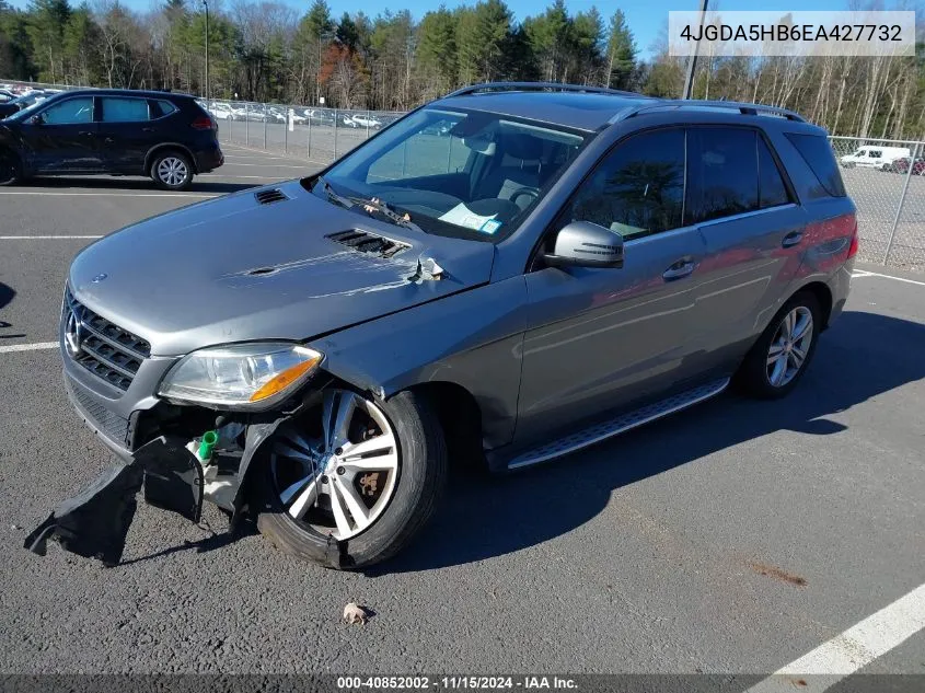 4JGDA5HB6EA427732 2014 Mercedes-Benz Ml 350 4Matic