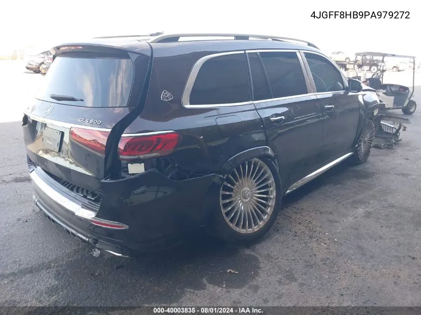 2023 Mercedes-Benz Maybach Gls 600 4Matic VIN: 4JGFF8HB9PA979272 Lot: 40003835