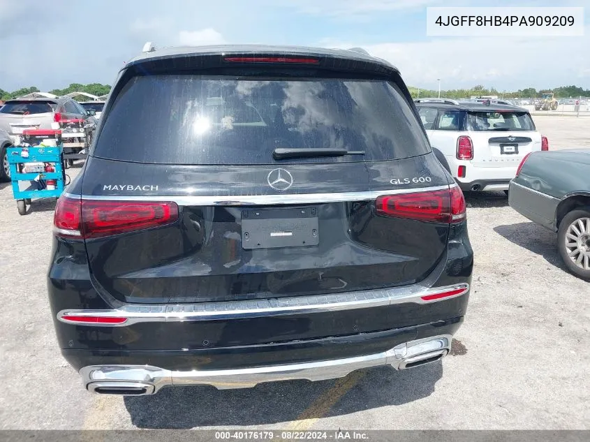 2023 Mercedes-Benz Maybach Gls 600 4Matic VIN: 4JGFF8HB4PA909209 Lot: 40176179