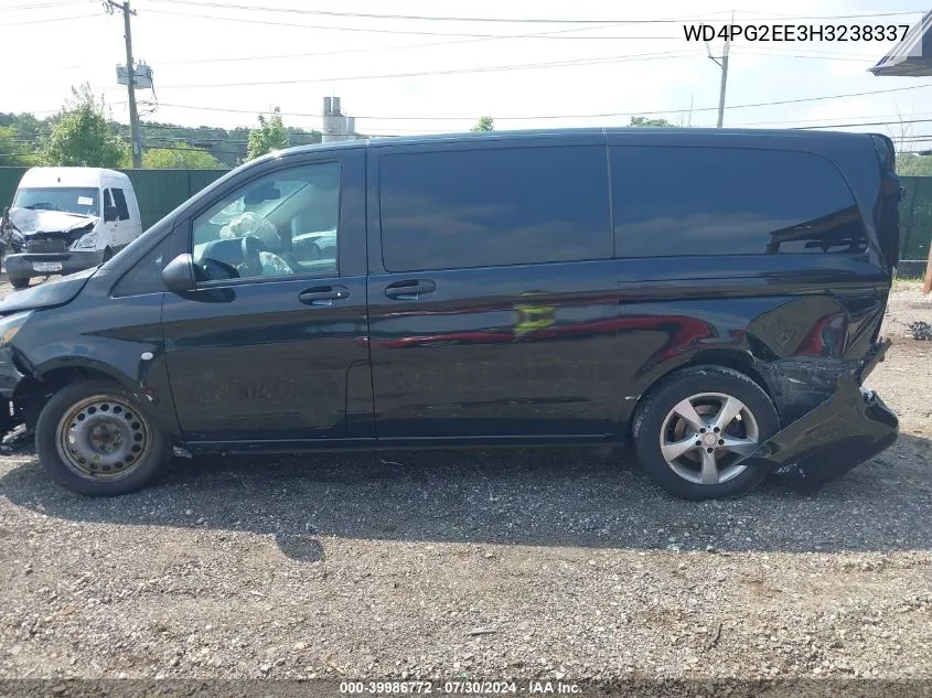 2017 Mercedes-Benz Metris VIN: WD4PG2EE3H3238337 Lot: 39986772