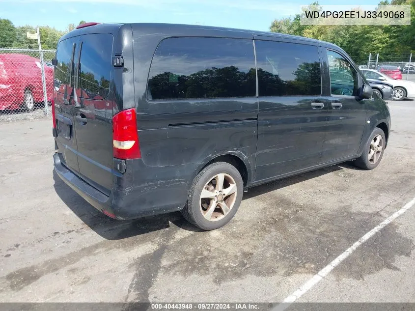 2018 Mercedes-Benz Metris VIN: WD4PG2EE1J3349068 Lot: 40443948