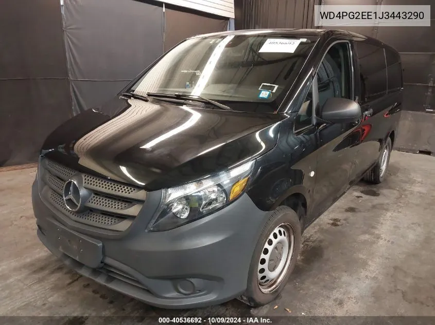 2018 Mercedes-Benz Metris VIN: WD4PG2EE1J3443290 Lot: 40536692