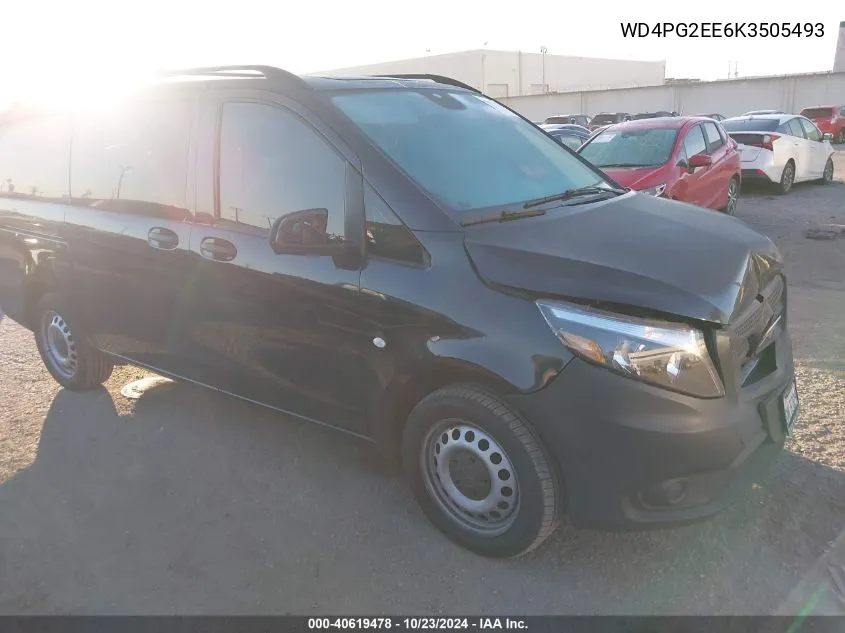 2019 Mercedes-Benz Metris VIN: WD4PG2EE6K3505493 Lot: 40619478