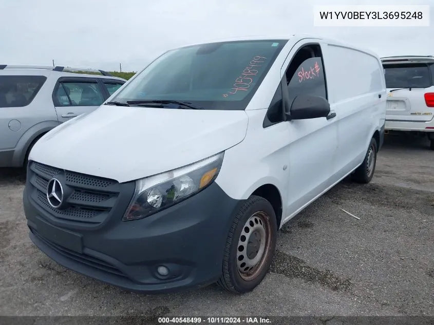 2020 Mercedes-Benz Metris VIN: W1YV0BEY3L3695248 Lot: 40548499