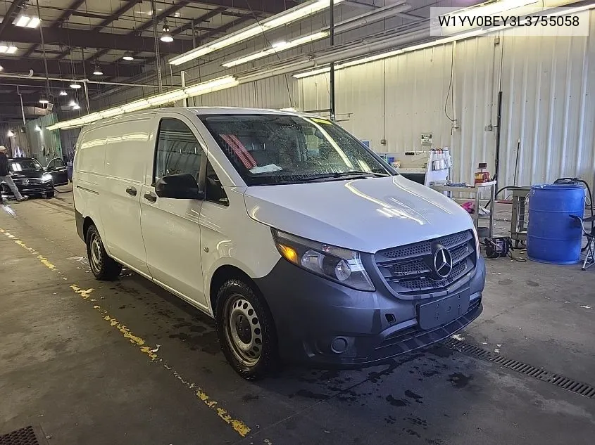 2020 Mercedes-Benz Metris VIN: W1YV0BEY3L3755058 Lot: 40710137