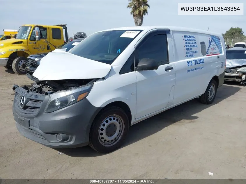 WD3PG3EA1L3643354 2020 Mercedes-Benz Metris