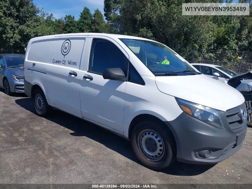 2022 Mercedes-Benz Metris VIN: W1YV0BEY8N3953489 Lot: 40139394