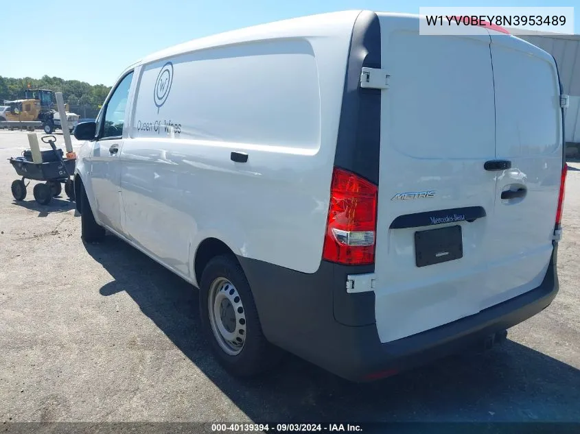 2022 Mercedes-Benz Metris VIN: W1YV0BEY8N3953489 Lot: 40139394