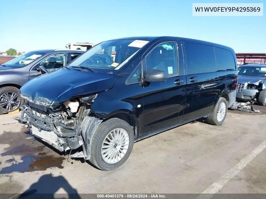 2023 Mercedes-Benz Metris VIN: W1WV0FEY9P4295369 Lot: 40401379