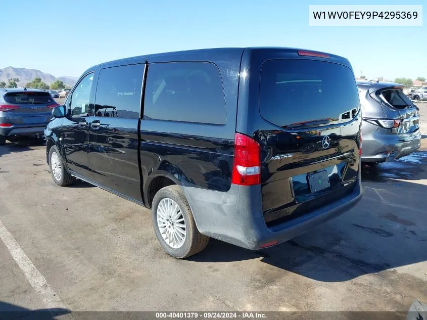 2023 Mercedes-Benz Metris VIN: W1WV0FEY9P4295369 Lot: 40401379