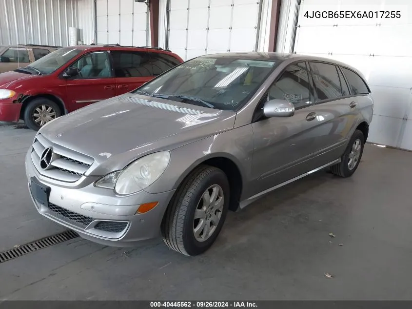 2006 Mercedes-Benz R-Class 3.5L VIN: 4JGCB65EX6A017255 Lot: 40445562