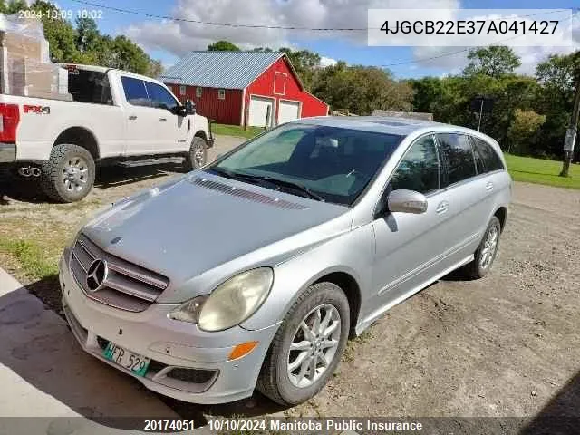 2007 Mercedes Benz R320 Cdi VIN: 4JGCB22E37A041427 Lot: 20174051