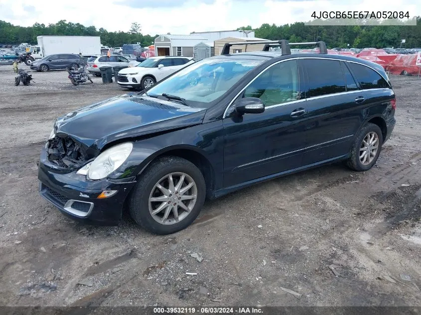 2007 Mercedes-Benz R 350 4Matic VIN: 4JGCB65E67A052084 Lot: 39532119