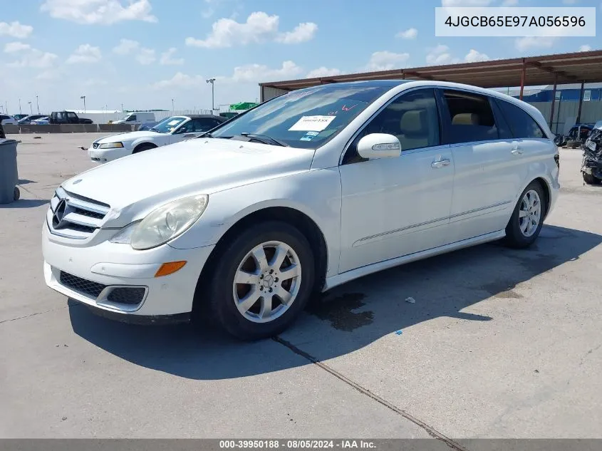 2007 Mercedes-Benz R 350 4Matic VIN: 4JGCB65E97A056596 Lot: 39950188