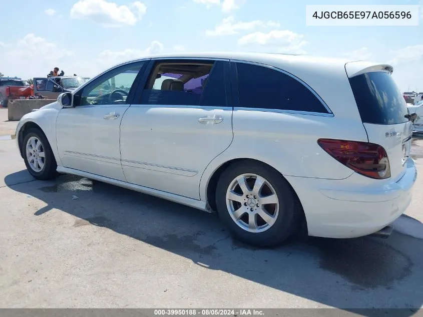 2007 Mercedes-Benz R 350 4Matic VIN: 4JGCB65E97A056596 Lot: 39950188