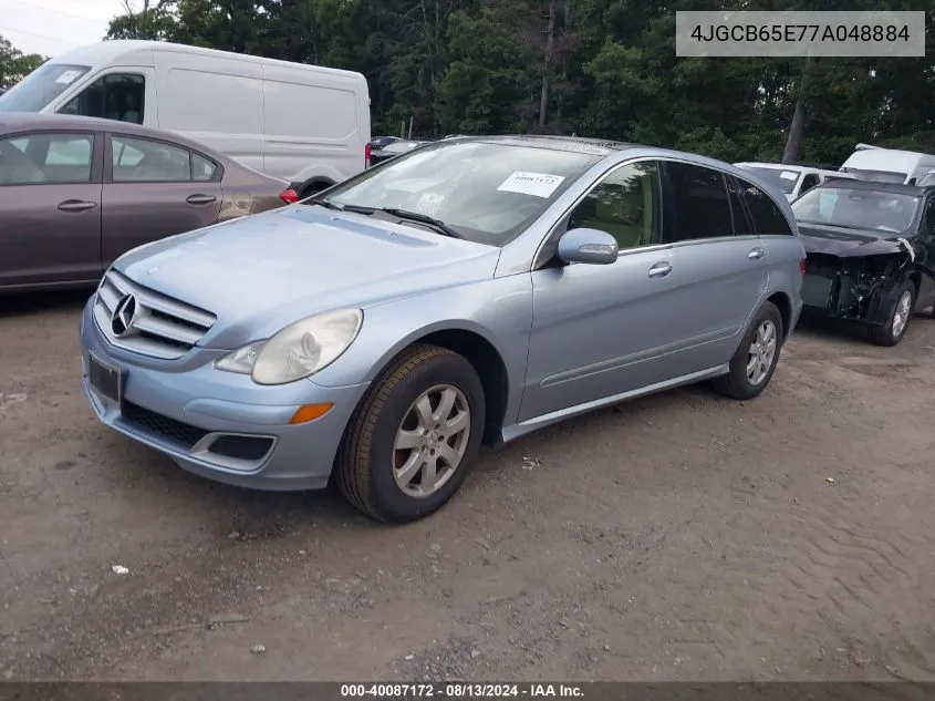 2007 Mercedes-Benz R 350 350 VIN: 4JGCB65E77A048884 Lot: 40087172