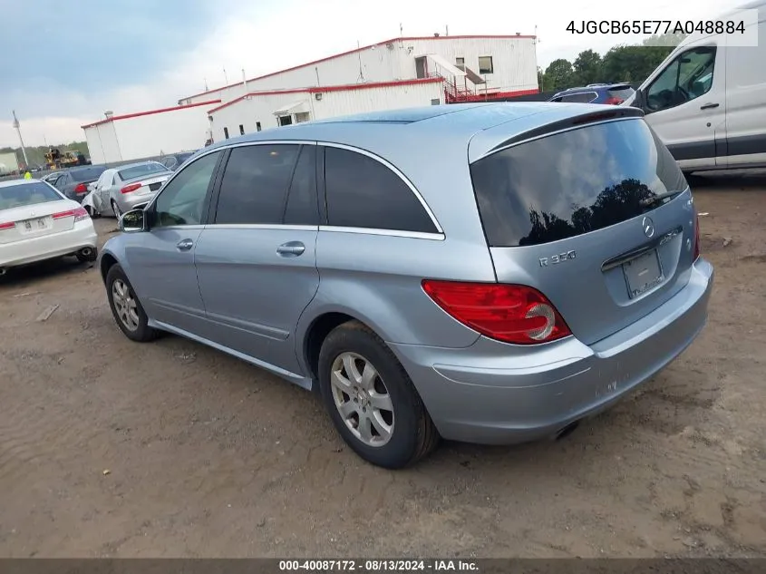 2007 Mercedes-Benz R 350 350 VIN: 4JGCB65E77A048884 Lot: 40087172