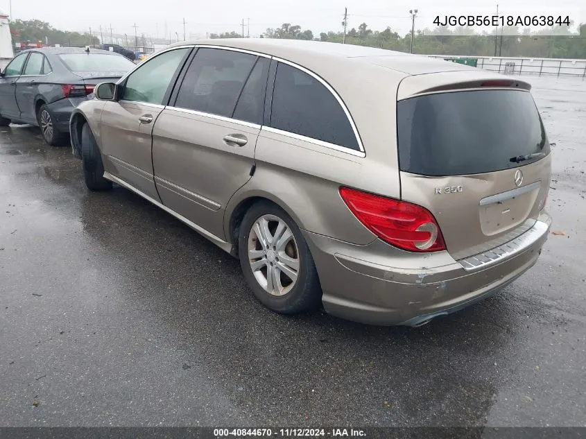 2008 Mercedes-Benz R 350 VIN: 4JGCB56E18A063844 Lot: 40844670